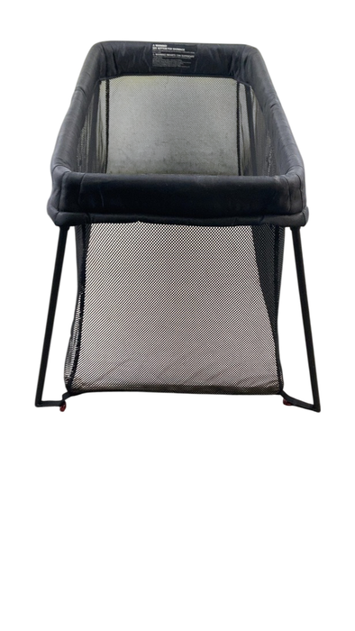Shop BabyBjorn Travel Crib Light Bundle with Fitted Sheet, Black at GoodBuy Gear