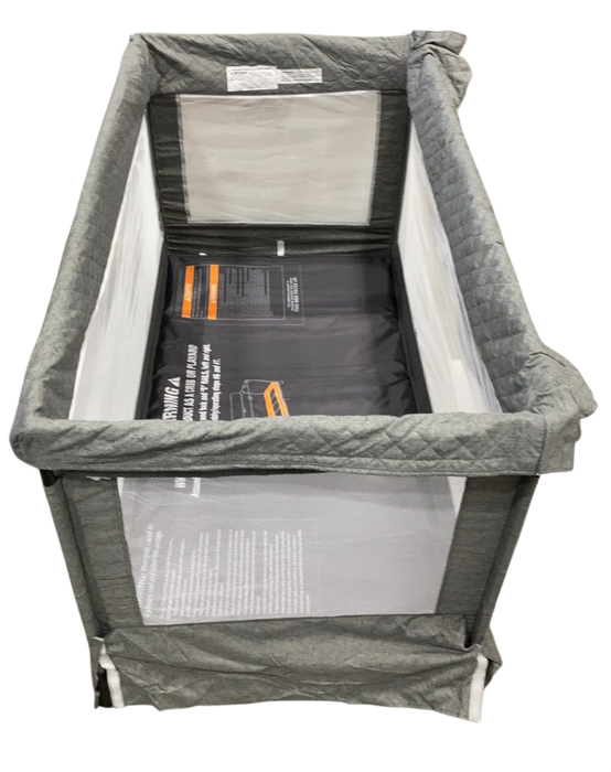 Shop Baby Delight Lunaire Full Size Mesh Crib and Playard, Charcoal Tweed at GoodBuy Gear