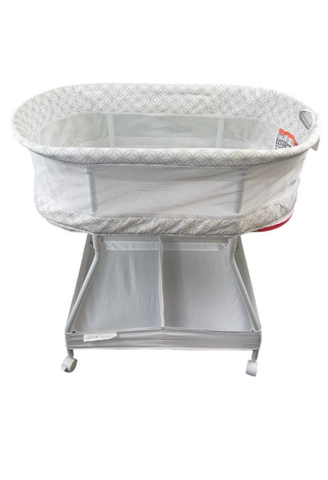 Shop Delta Children Sweet Dreams Bassinet with Airflow Mesh, Grey Infinity at GoodBuy Gear