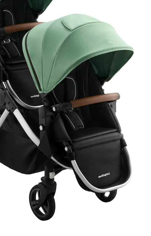 Shop Mockingbird 2nd Seat Kit 3.0, Sage, Silver with Penny Leather at GoodBuy Gear