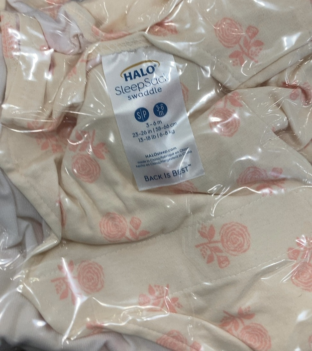 Shop Halo SleepSack Swaddle, Small, Watercolor Rose Toss Blush at GoodBuy Gear