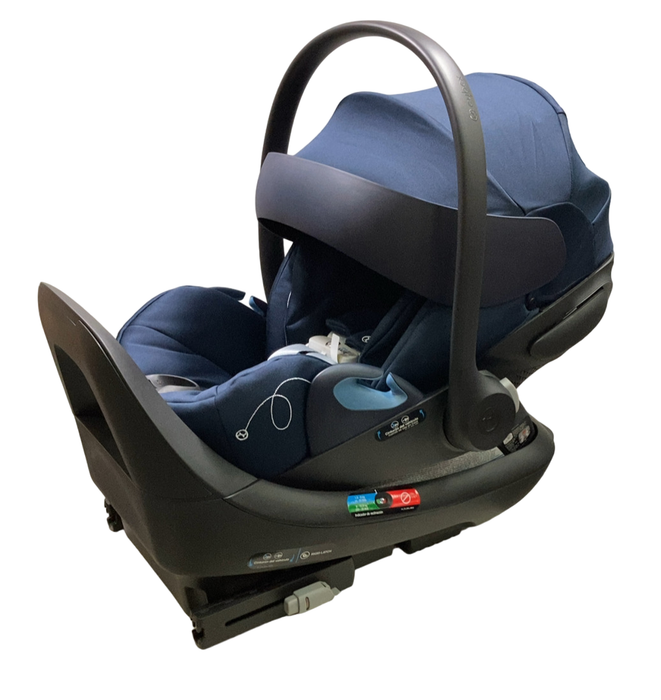 Shop Cybex Cloud G Lux with SensorSafe, 2024, Ocean Blue at GoodBuy Gear