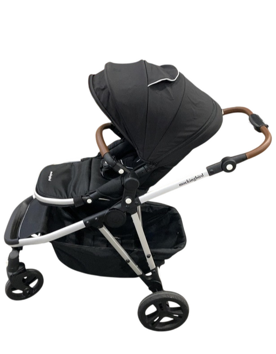 Shop Mockingbird Single to Double 2.0 Stroller, Black, Watercolor Drops, Silver With Penny Leather, 2025 at GoodBuy Gear