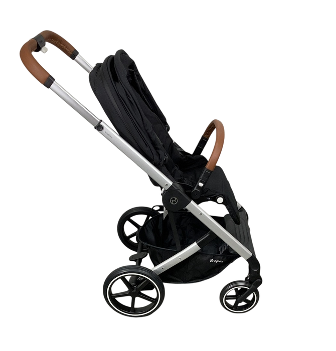 Shop Cybex Balios S Lux Stroller, 2021, Silver, Moon Black at GoodBuy Gear