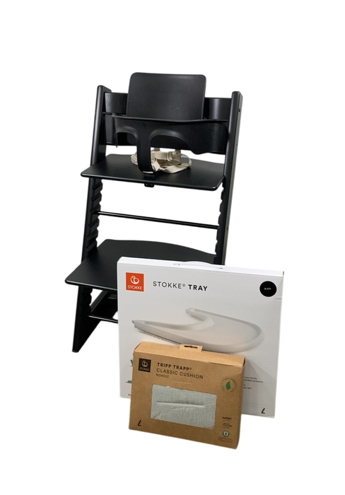 Shop Stokke Tripp Trapp Complete High Chair, 2, Black, Nordic Grey at GoodBuy Gear