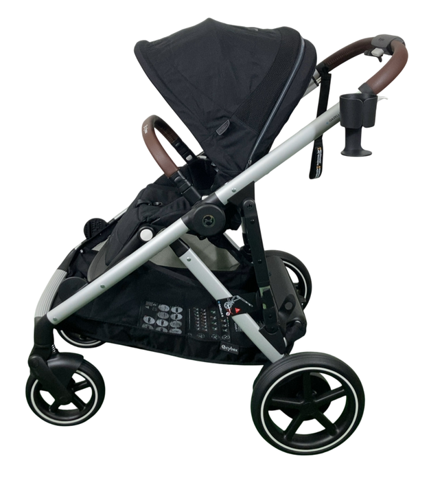 Shop Cybex e-Gazelle S Stroller, 2024, Black, Moon Black at GoodBuy Gear