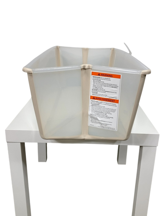 Shop Stokke Flexi Bath Foldable Baby Bathtub, Sandy Beige, XLarge at GoodBuy Gear