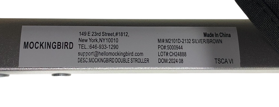 Shop Mockingbird Single to Double 2.0 Stroller, 2024, No Canopy, No Canopy, Silver With Penny Leather at GoodBuy Gear