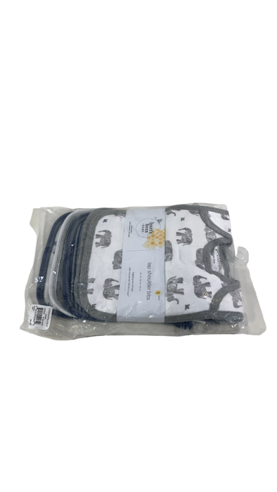 Shop Burt's Bees Baby Organic Lap Shoulder Bib 5 Pack, Wandering Elephants at GoodBuy Gear