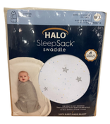 Shop Halo Organic Cotton SleepSack Swaddle, Newborn, Stardust at GoodBuy Gear