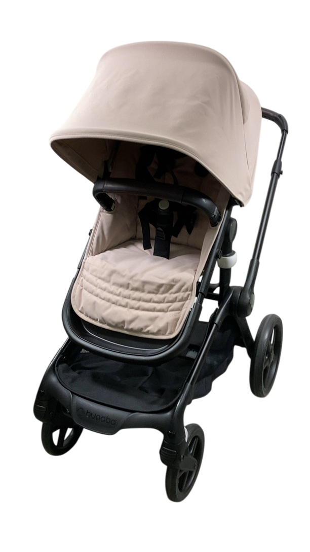 Bugaboo Fox 5 Stroller, 2024, Black, Desert Taupe