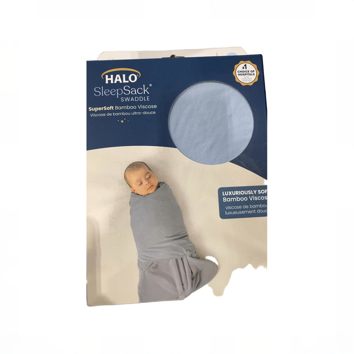 Shop DRAFT - Halo SleepSack Swaddle, Blue Fog, Small 3-6 Months at GoodBuy Gear