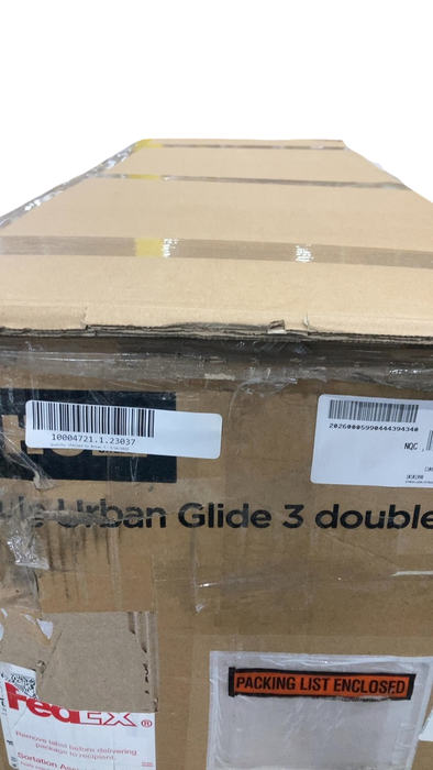 Shop Thule Urban Glide 3 Double Stroller, 2025, Black, Magnetic Harness at GoodBuy Gear