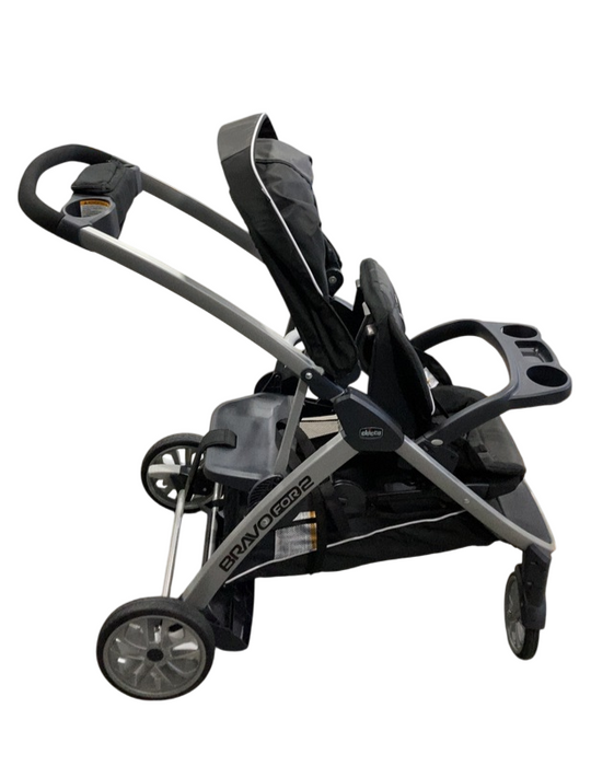 Shop Chicco BravoFor2 Double Stroller, Iron, 2024 at GoodBuy Gear