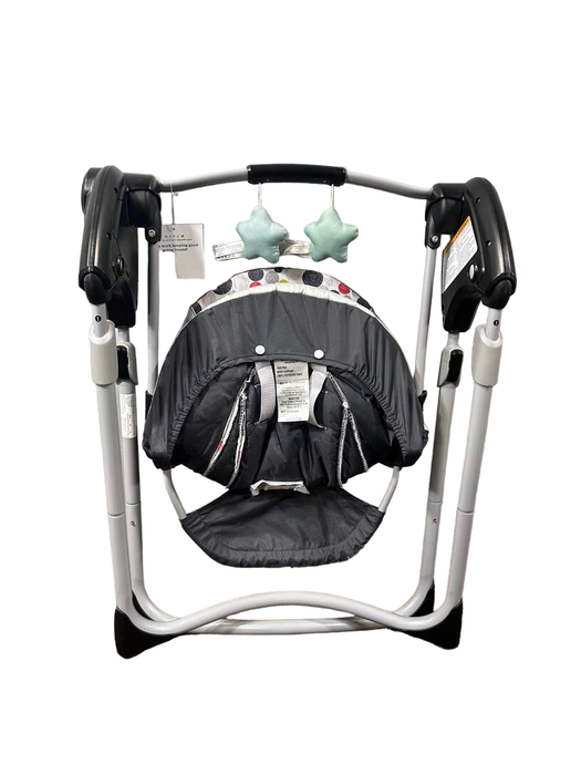 used Graco Slim Spaces Compact Baby Swing, Etcher