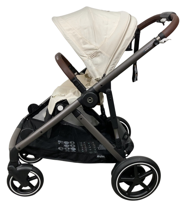 Shop Cybex e-Gazelle S Stroller, 2024, Seashell Beige, Taupe at GoodBuy Gear