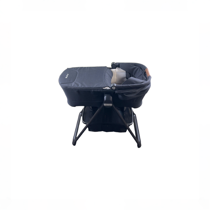 Shop Nuna SWIV & TRIV Series Bassinet + Stand, Caviar at GoodBuy Gear