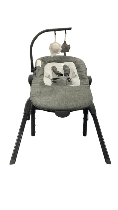 Shop Baby Delight Bloom Soothing Adjustable Lounger, Charcoal Tweed at GoodBuy Gear