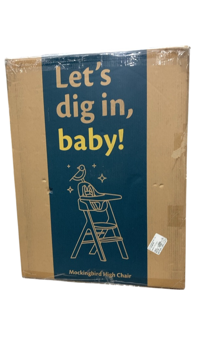 Shop Mockingbird High Chair, Natural Beech, White at GoodBuy Gear