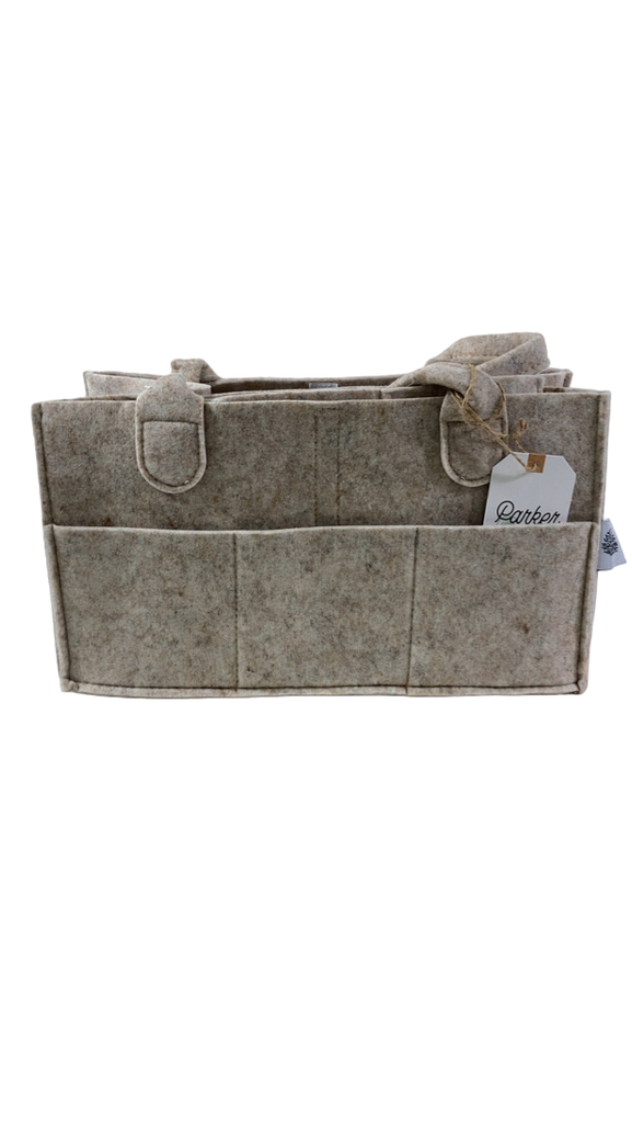 Parker Baby Co. Diaper Caddy, Oatmeal, Regular