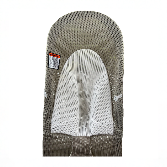 Shop BabyBjorn Bouncer Balance Soft, Gray Beige Mesh, Light Gray Frame at GoodBuy Gear
