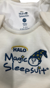 Shop Halo Baby Merlin's Magic Sleepsuit, Cotton, Cream, Small at GoodBuy Gear