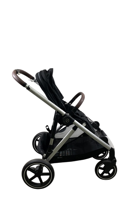 Shop Cybex Gazelle S Modular Stroller, 2023, Moon Black, Silver Frame at GoodBuy Gear