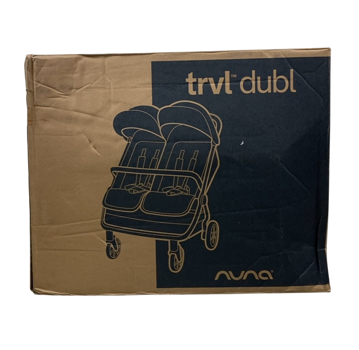 Shop Nuna TRVL Dubl Stroller, 2024, Granite at GoodBuy Gear