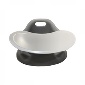 Shop Upseat Baby Floor & Booster Seat with Tray, Grey at GoodBuy Gear