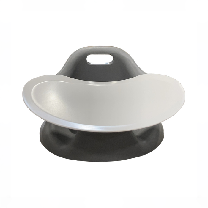 Shop Upseat Baby Floor & Booster Seat with Tray, Grey at GoodBuy Gear