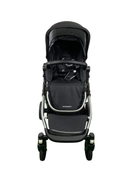 Shop Mockingbird Single to Double 2.0 Stroller, 2024, Black, Silver With Black Leather, Watercolor Drops at GoodBuy Gear