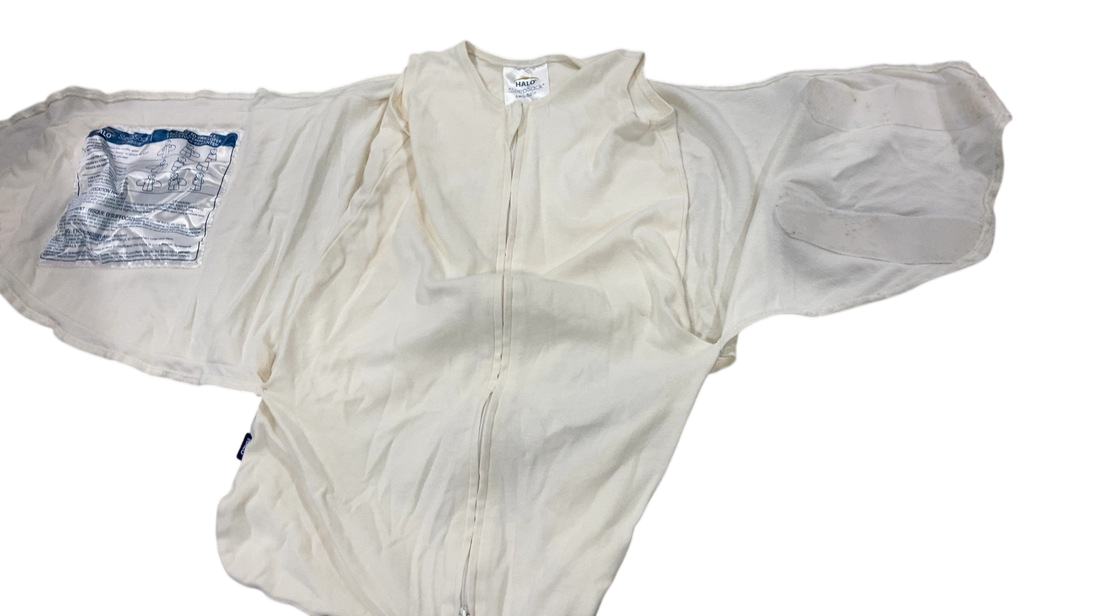 Shop Halo SleepSack Swaddle, Cream, Newborn at GoodBuy Gear