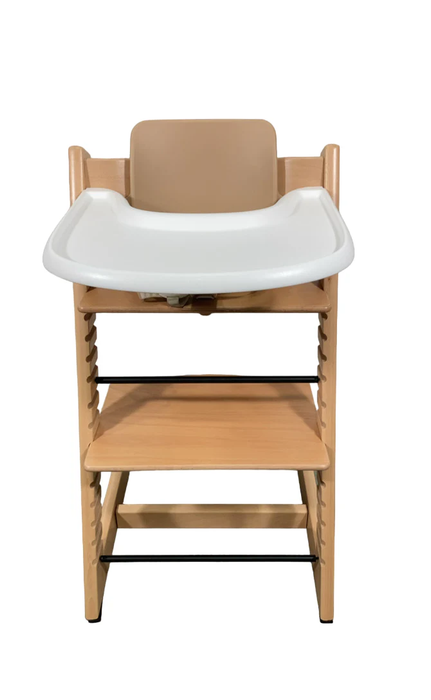 Stokke Tripp Trapp High Chair with Baby Set and Tray, Natural, Natural