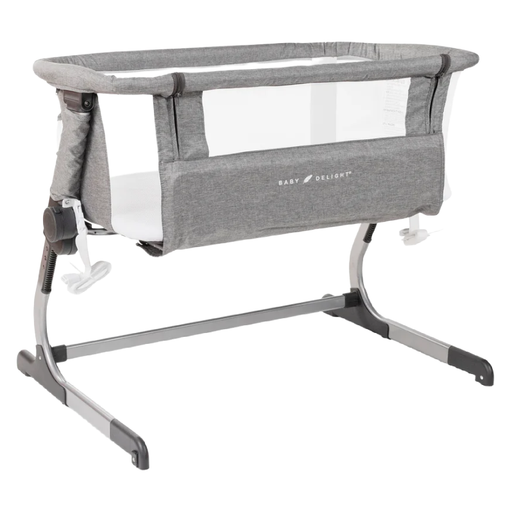 Shop Baby Delight Beside Me Dreamer Bassinet & Bedside Sleeper, Charcoal Tweed at GoodBuy Gear