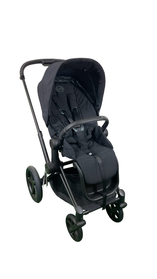 cybex stroller 2023 Cybex PRIAM Stroller, 2023, Deep Black, Matte Black