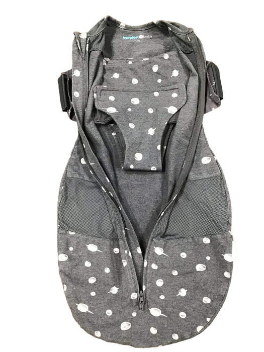 secondhand Happiest Baby SNOO Sack, Large (18-25 lbs), Charcoal Planets