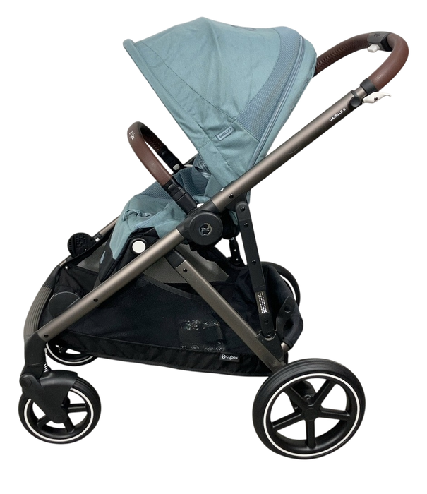 Shop Cybex Gazelle S Modular Stroller, 2023, Sky Blue, Taupe Frame at GoodBuy Gear