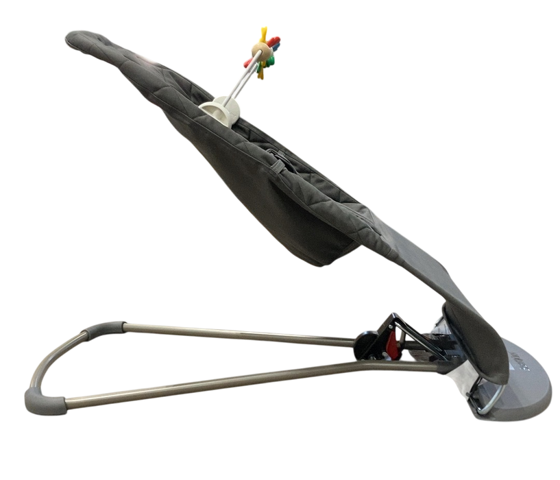 Shop BabyBjorn Bouncer Bliss Bundle With Toy Bar, Anthracite Cotton Classic Quilt, Dark Gray Frame, Flying Friends at GoodBuy Gear