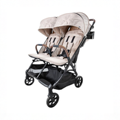 Shop Strolee V2 Double Stroller, 2025, Fawn at GoodBuy Gear