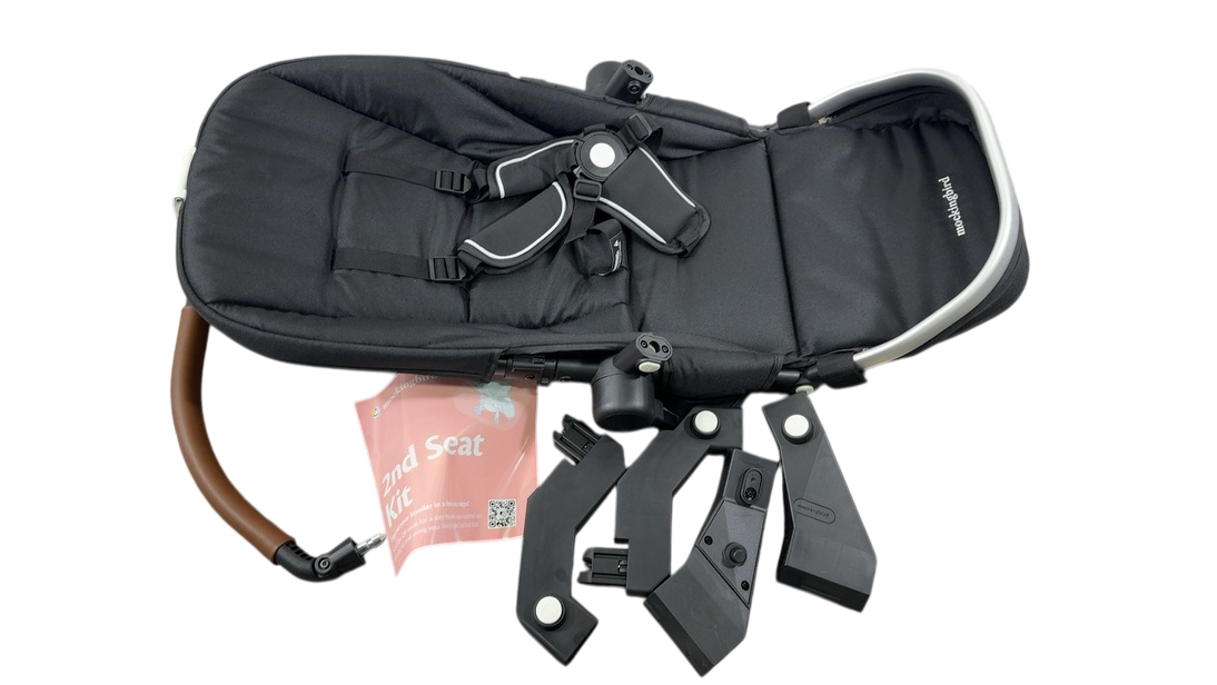 Shop Mockingbird 2nd Seat Kit 2.0, No Canopy, No Canopy, Silver With Penny Leather at GoodBuy Gear