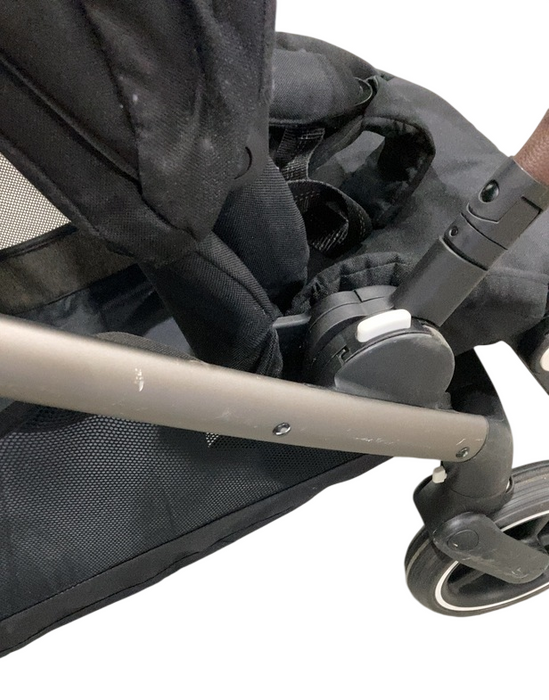 Shop Cybex Gazelle S Modular Stroller, 2020, Moon Black, Silver Frame at GoodBuy Gear