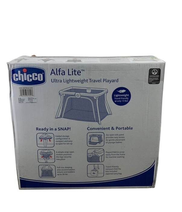 Shop Chicco Alfa Lite Lightweight Travel Playard, Dove at GoodBuy Gear