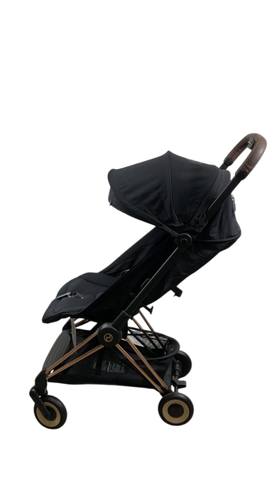 Shop Cybex Coya Stroller, 2023, Rose Gold, Sepia Black at GoodBuy Gear