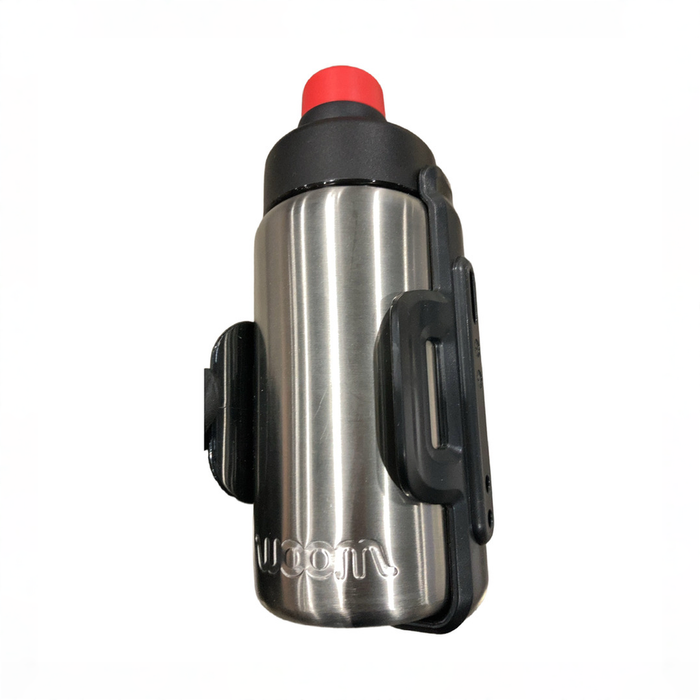 Shop Woom GLUG Stainless Steel Bottle + Bottle Cage, Stainless at GoodBuy Gear