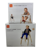 Shop Stokke Steps High Chair, White Seat Natural Legs at GoodBuy Gear