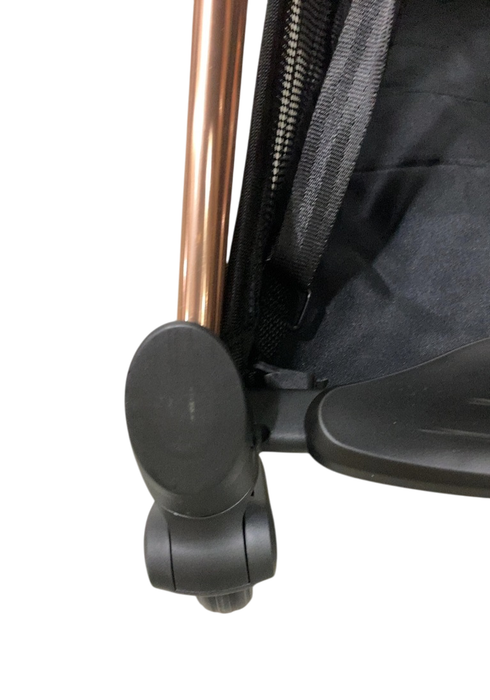 Shop Cybex Coya Stroller, 2023, Rose Gold, Sepia Black at GoodBuy Gear
