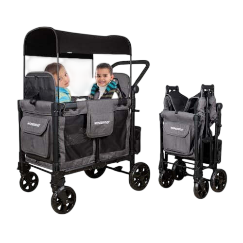 Shop Wonderfold W2 Elite Pro Stroller Wagon, 2024, Charcoal Gray at GoodBuy Gear