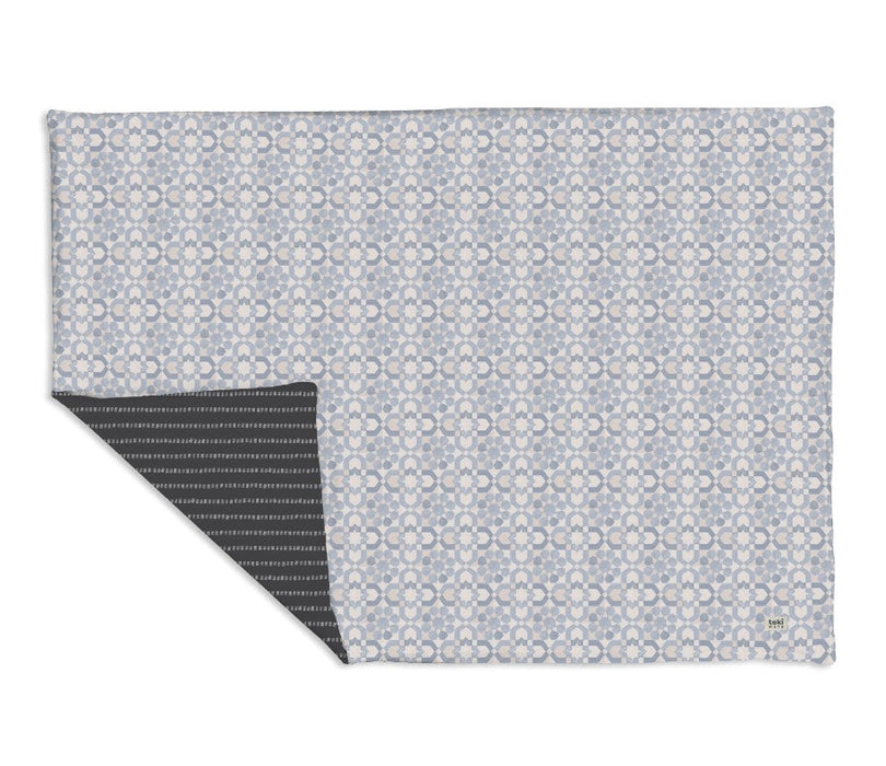 Shop Toki Kids Epic Padded Play Mat 60" x 84", Blue Tiles at GoodBuy Gear