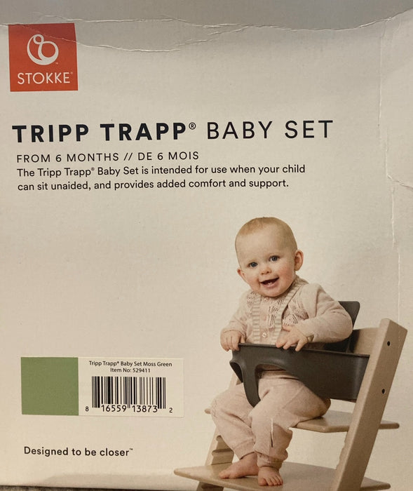 Stokke Tripp Trapp Baby Set, Moss Green, Version 4