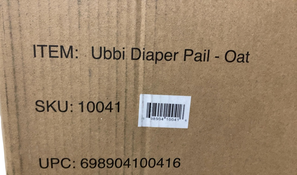 Shop Ubbi Diaper Pail, Oat Milk at GoodBuy Gear